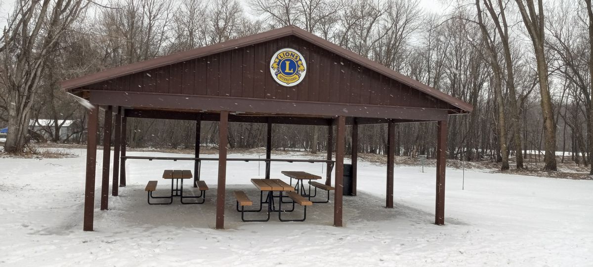 Parking lot shelter.