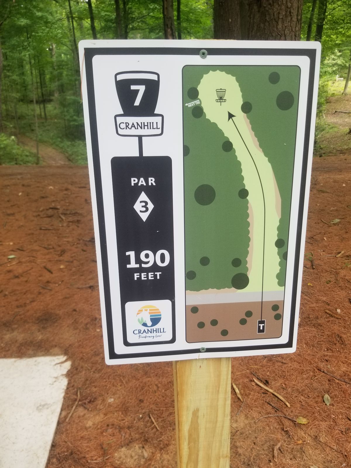 Hole #7 sign