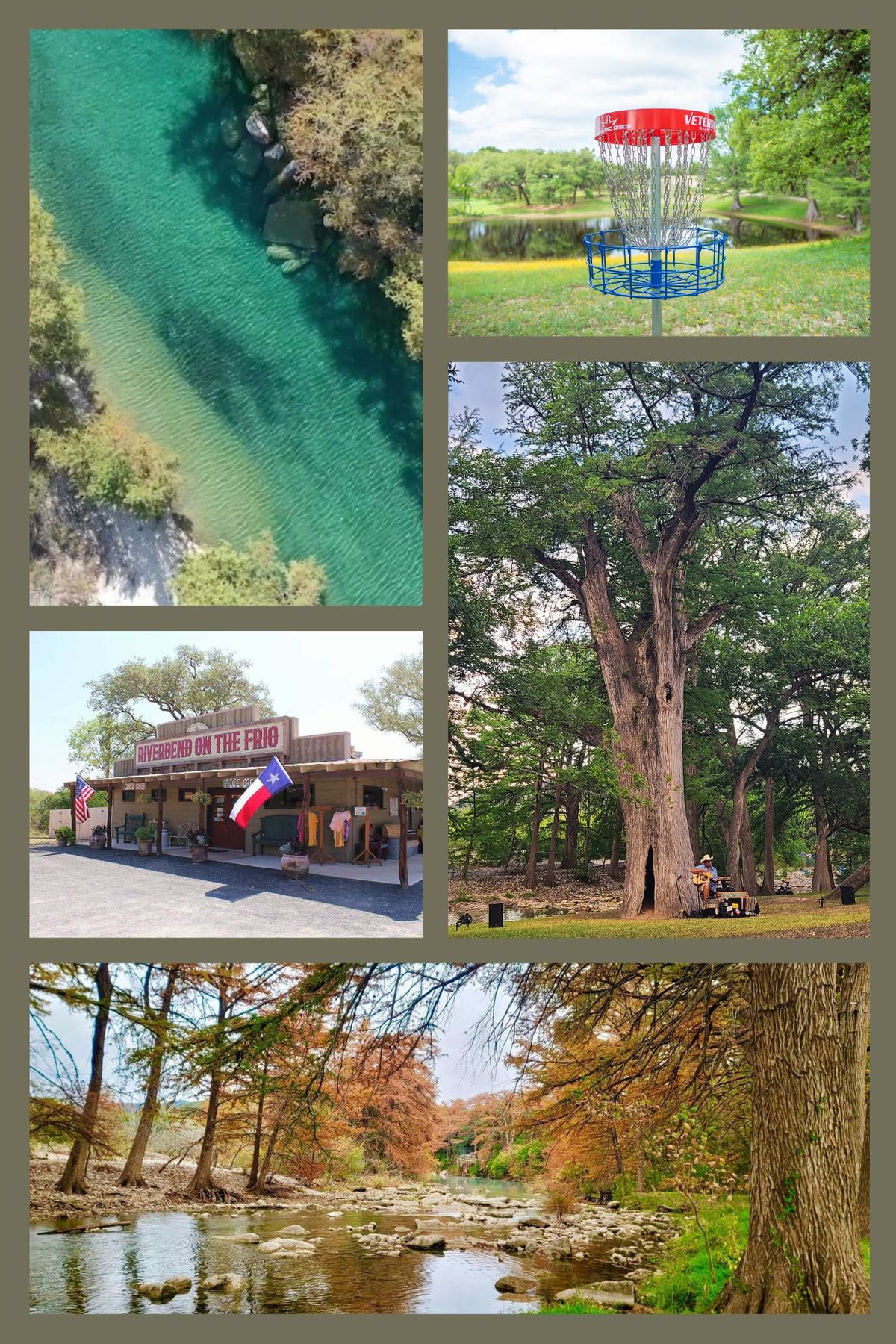 Riverbend on the Frio Est. 1955 - A Texas natural family campground. Concan, Texas