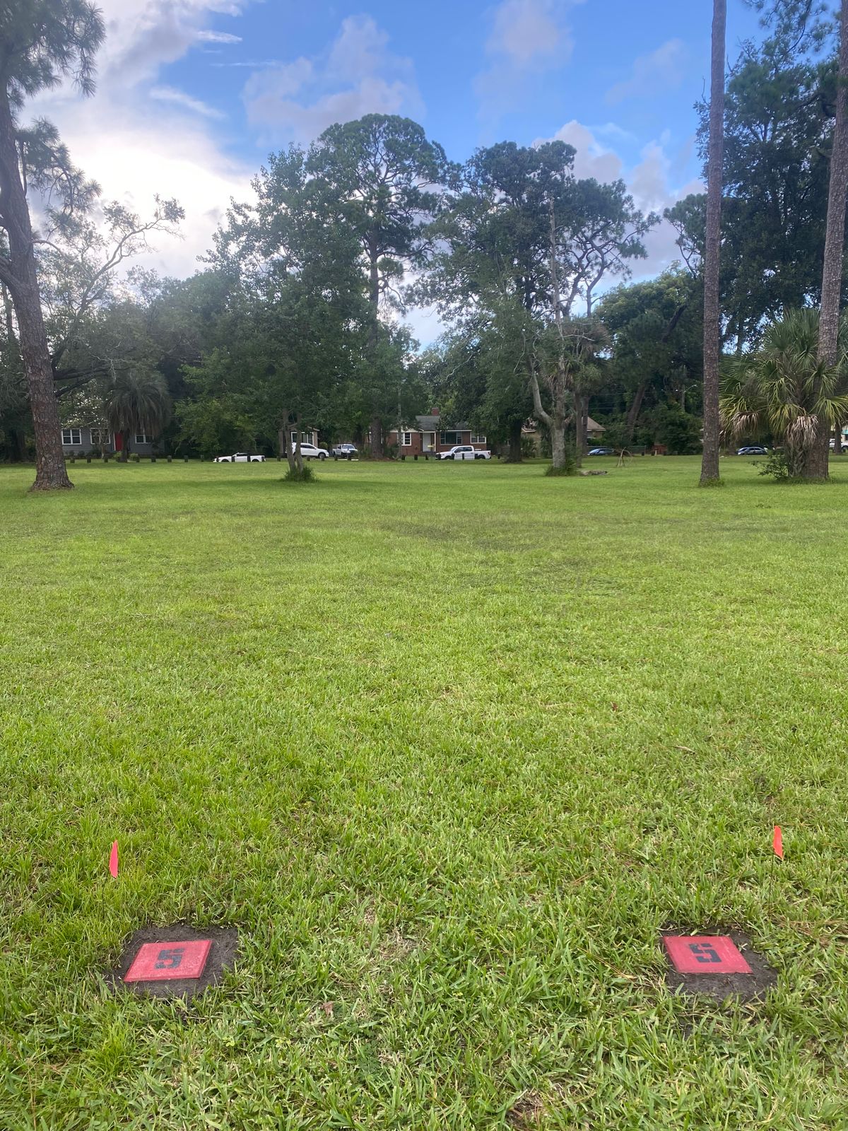 Hole 5 Red Pad - 210 Feet