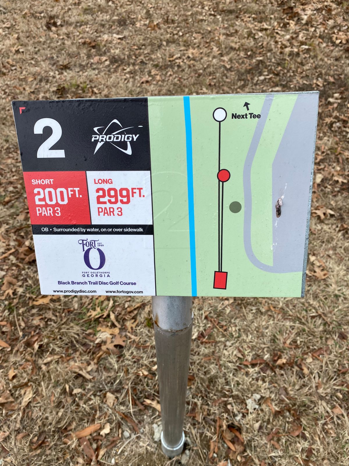 Hole 2 Sign