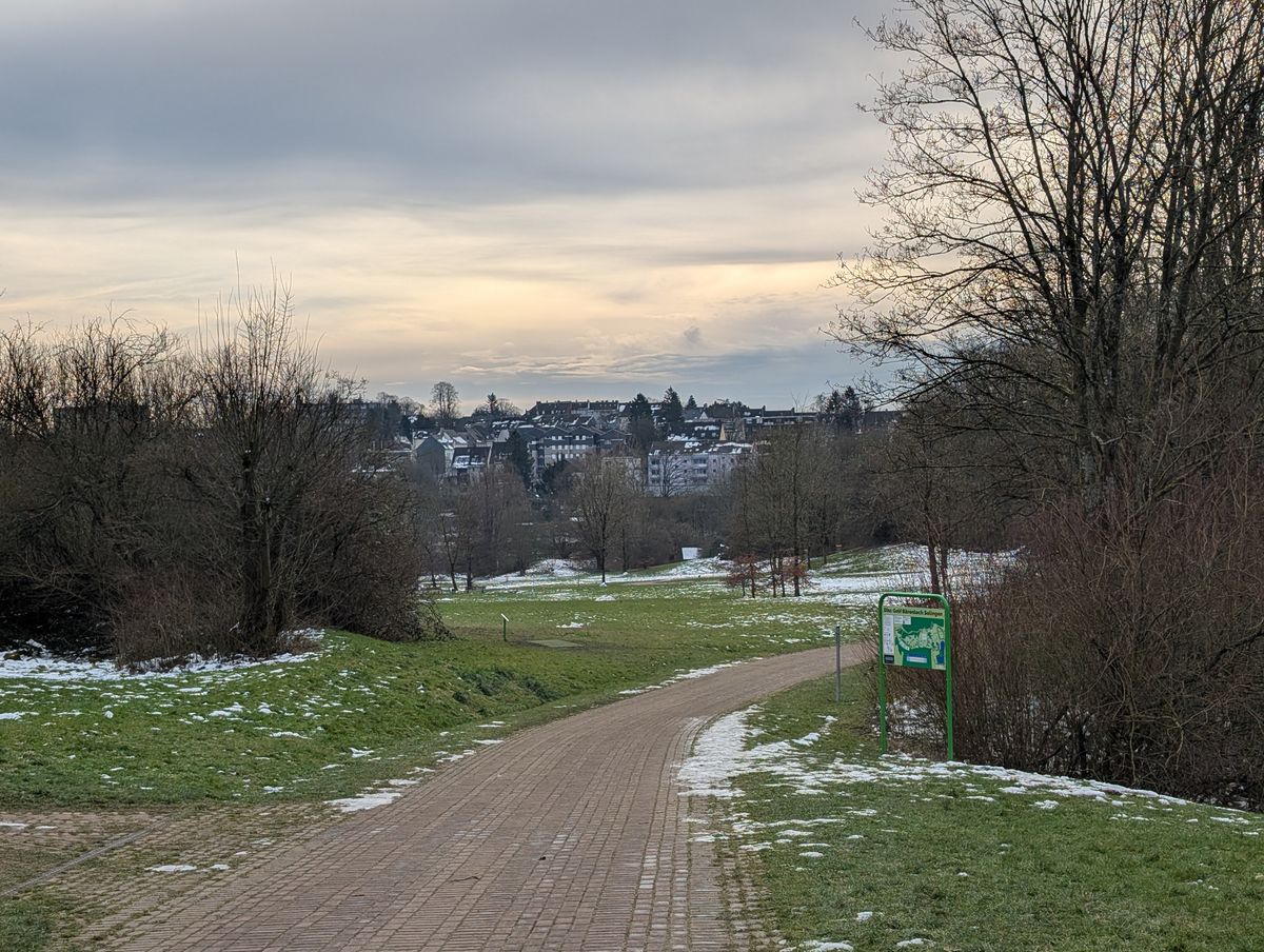 Kurs Eingang im Winter