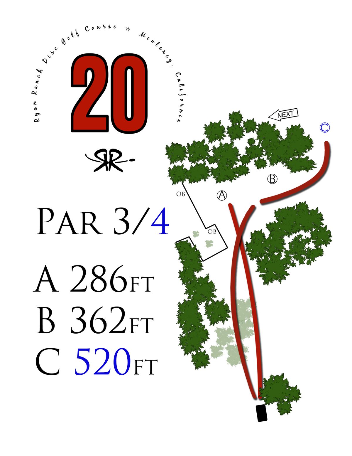 Tee sign.