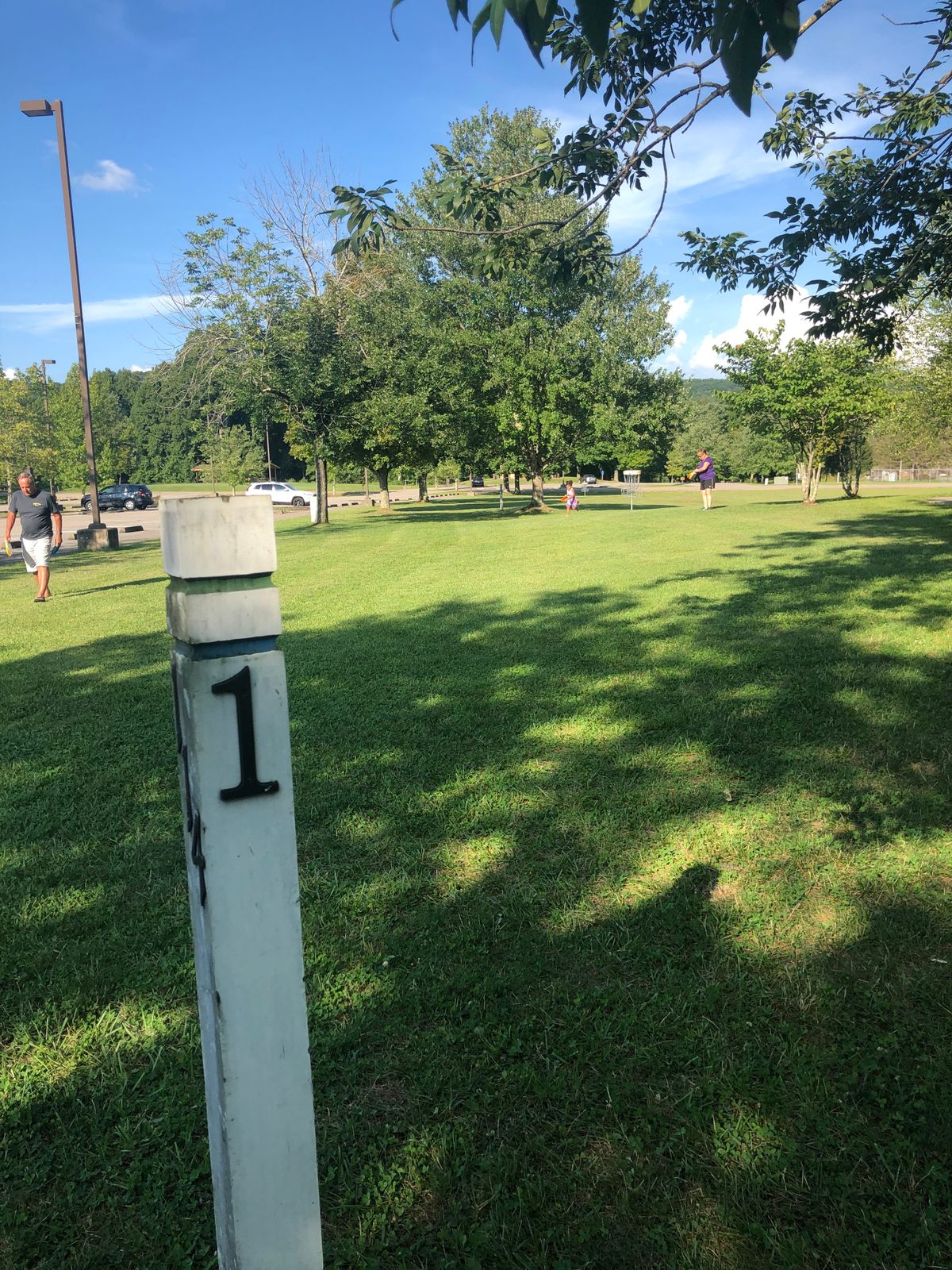 Hole 1 start
