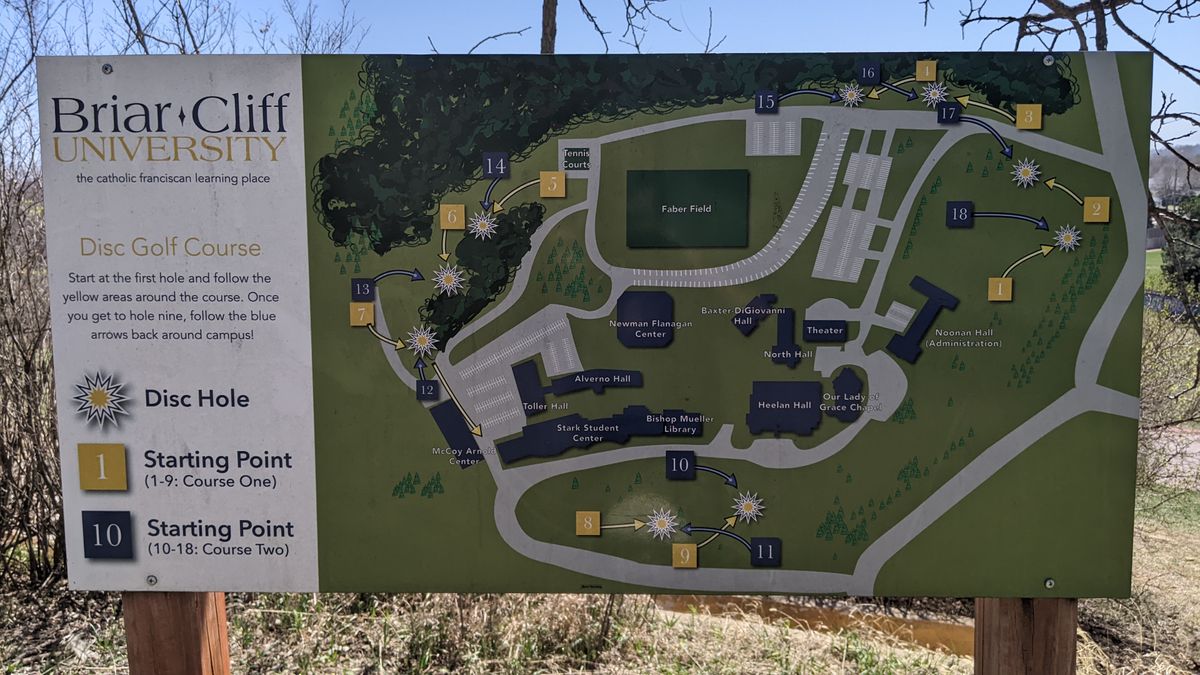 Briar Cliff University Disc Golf Course