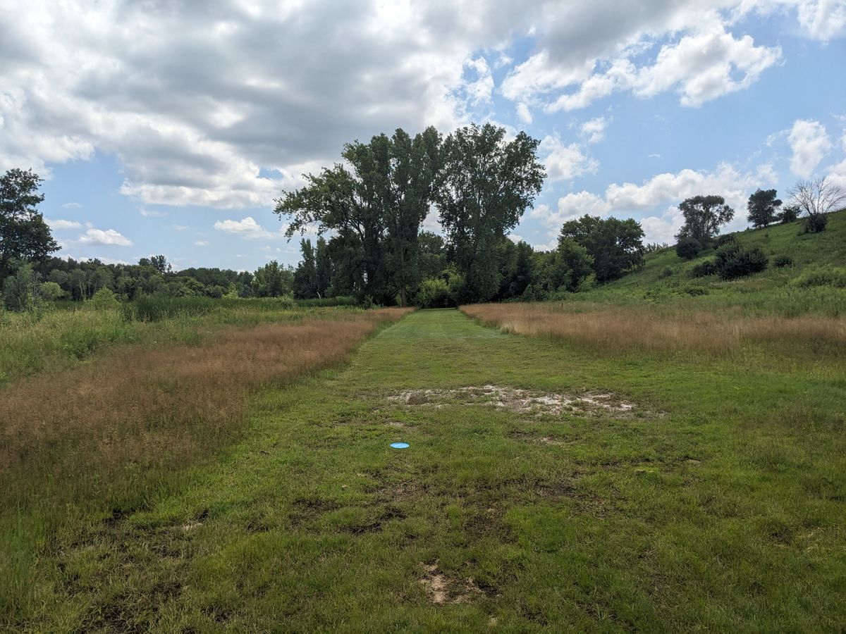 Unusable fairway on hole 6.