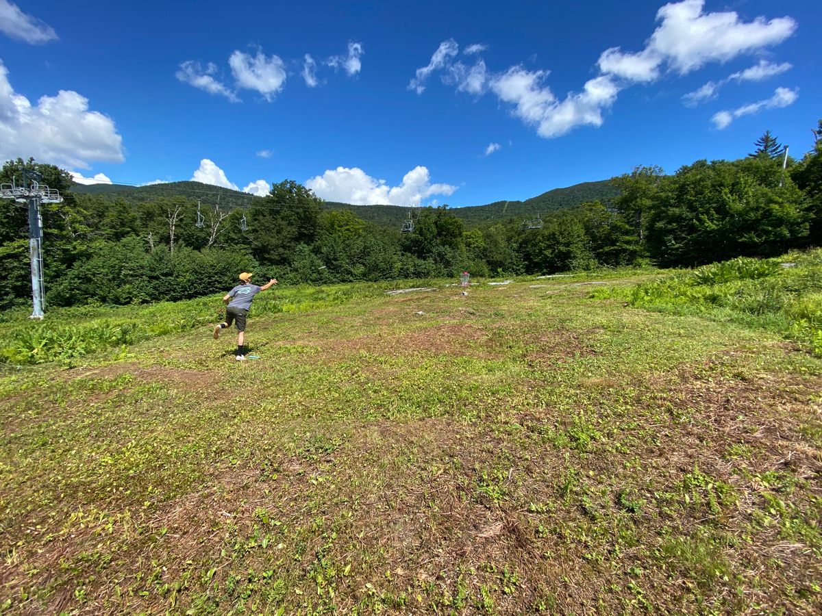 Part of the 9 hole “warm up”
Par 3 course.