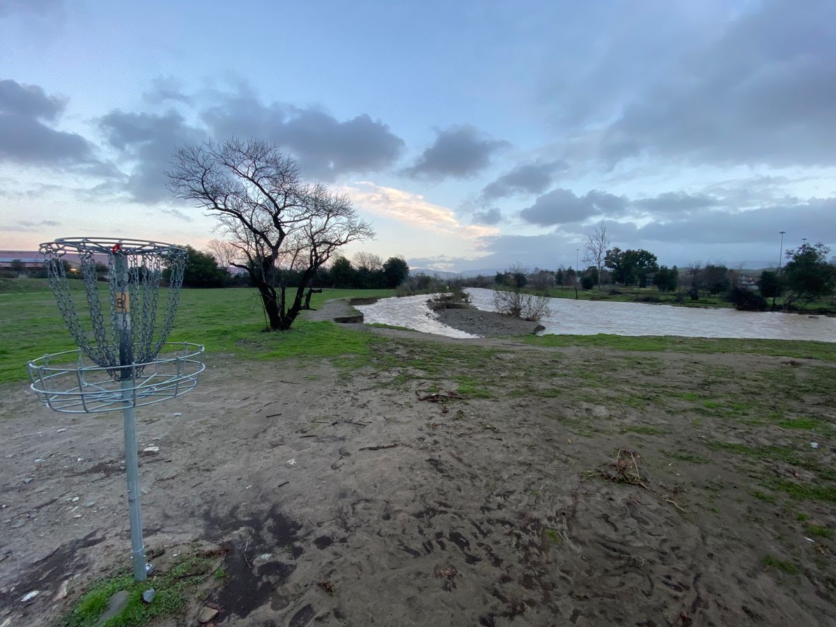 High tide on hole 7