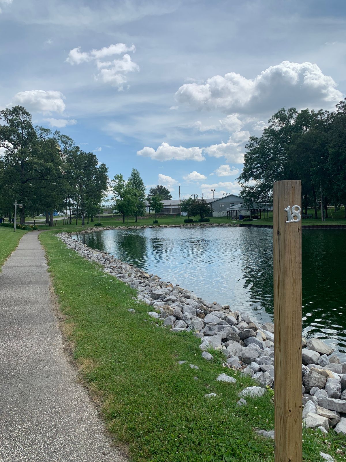Hole 18 tee pad