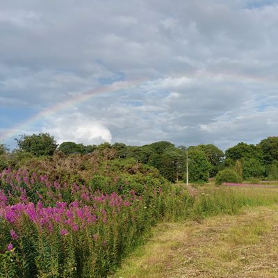 Rainbow over the fairway of Hole 7