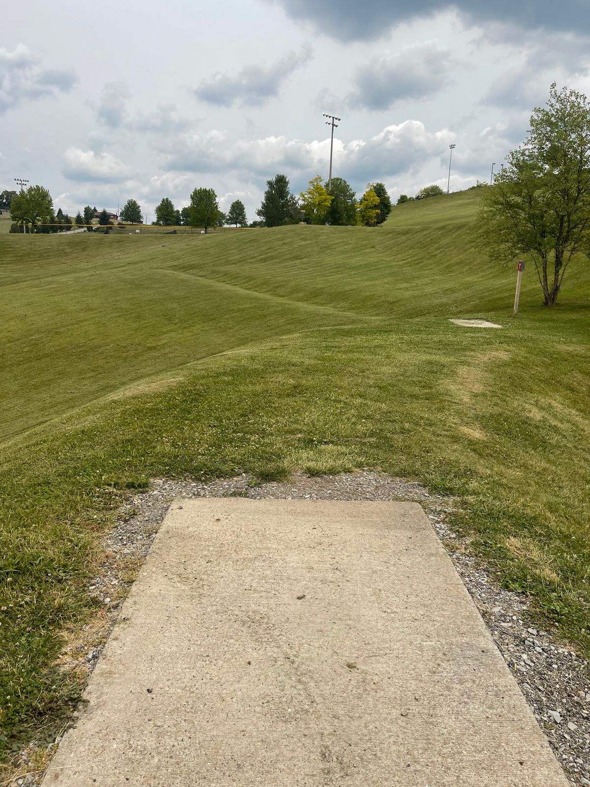 Blue tee hole 7