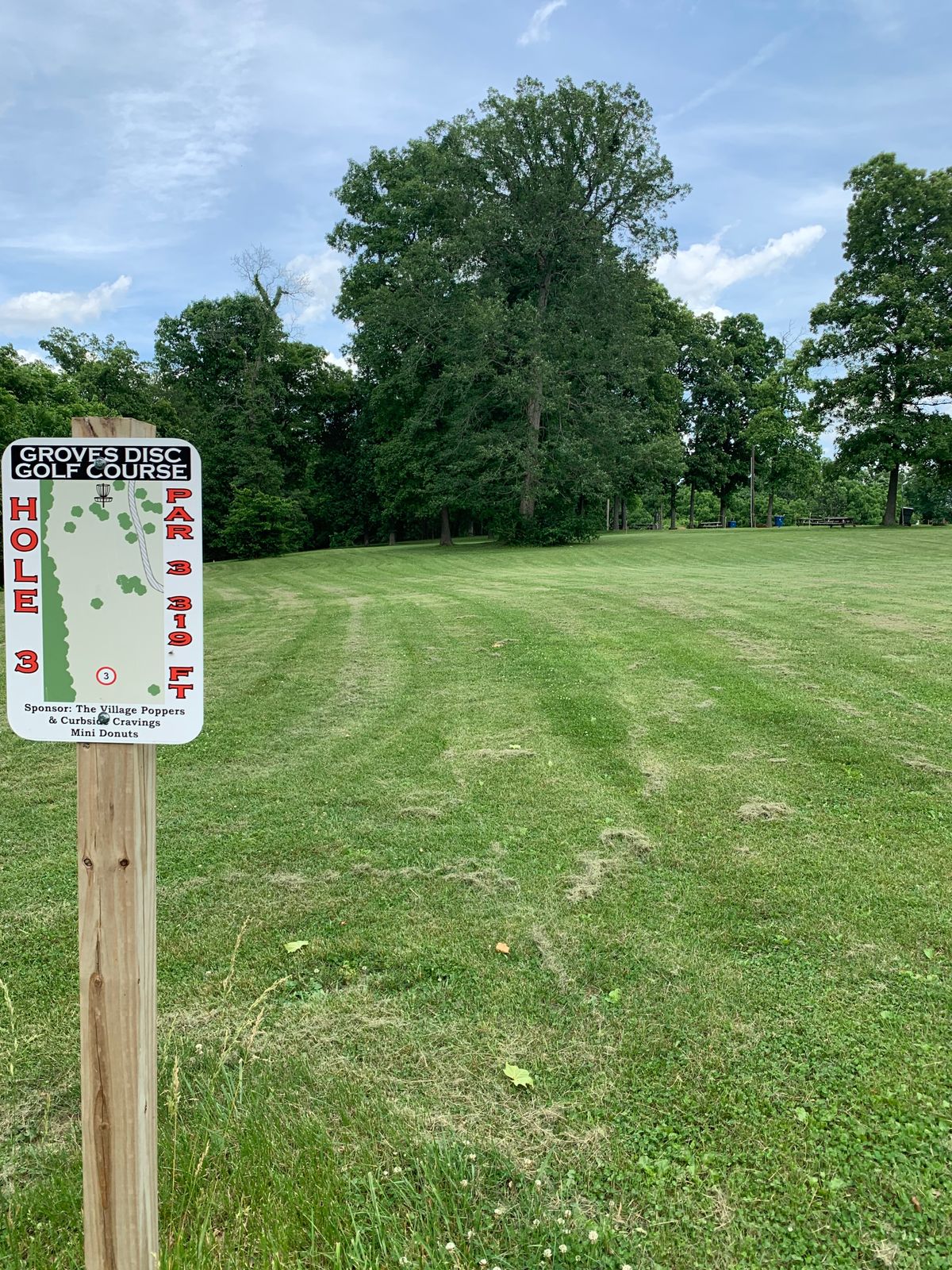 Hole 3 tee pad