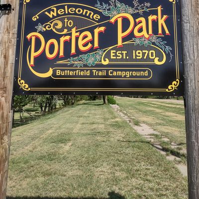 The course is located in Porter Park.