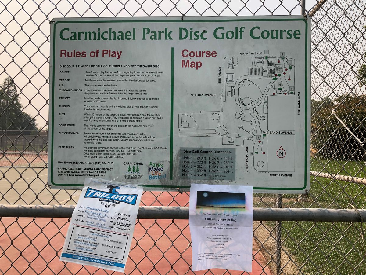 Course rules and map and upcoming information