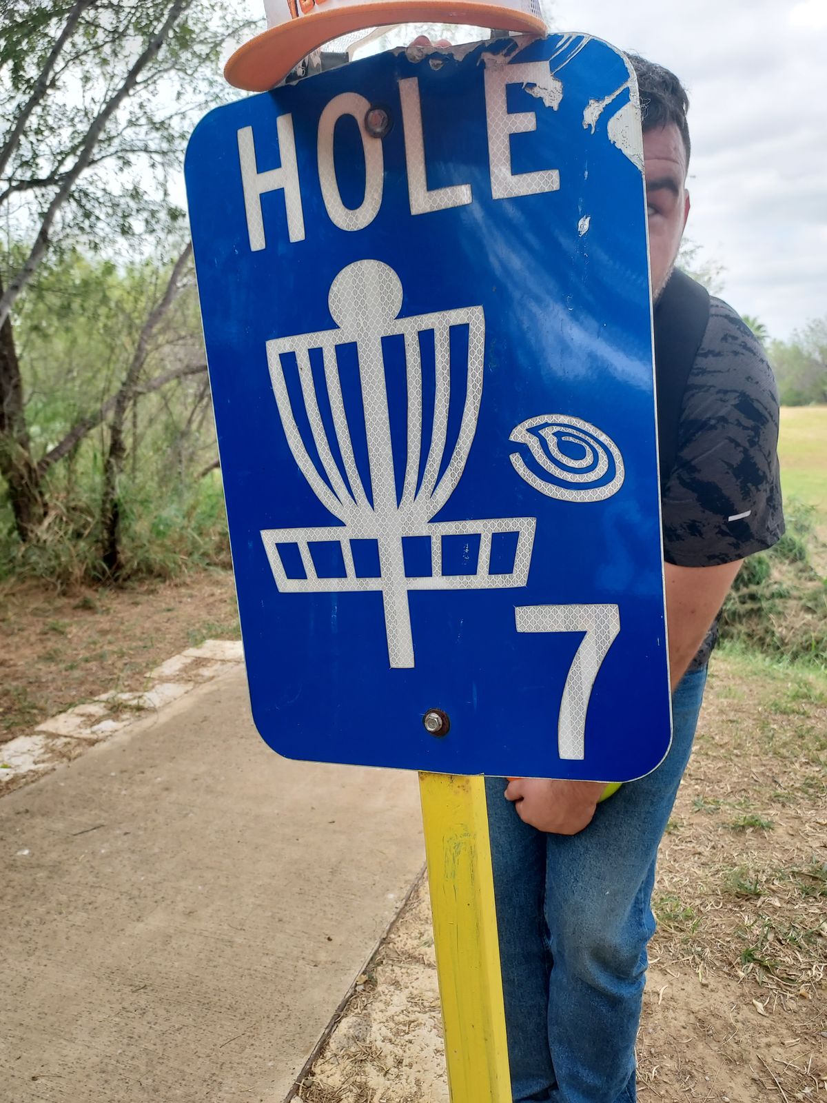 Hole 7 tee sign