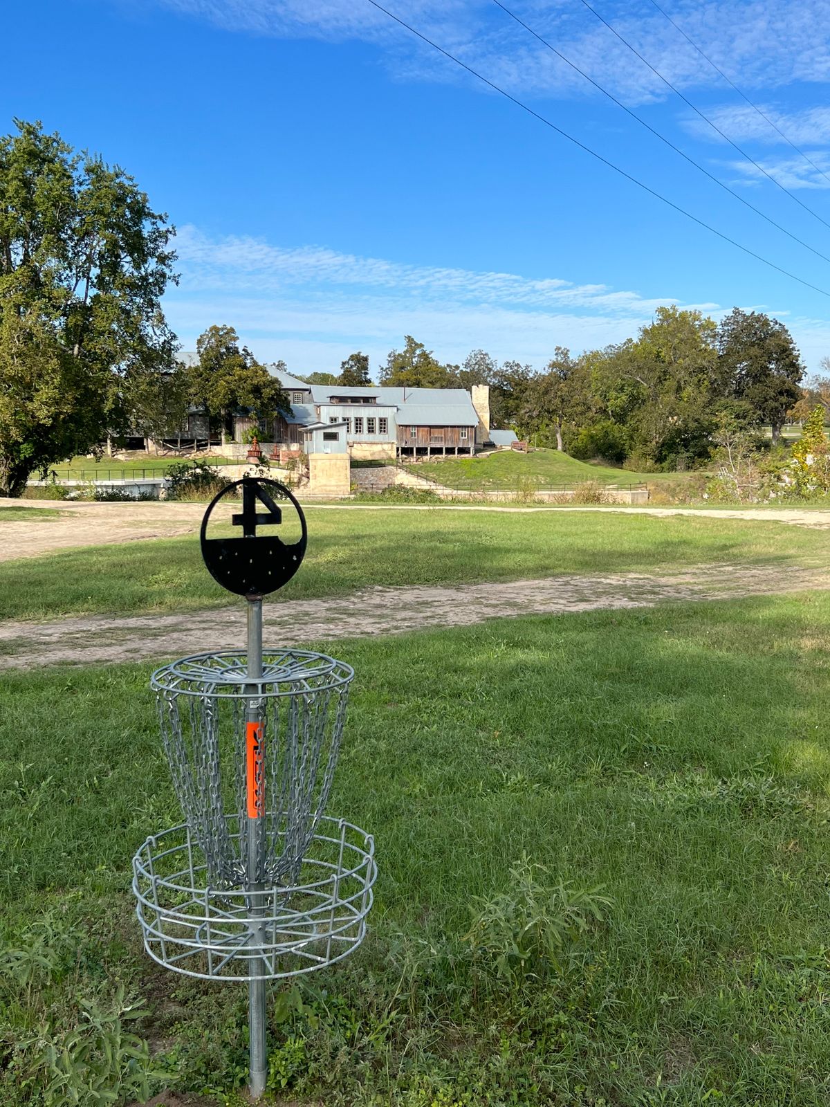Number four with the historic Zedler mill in the background