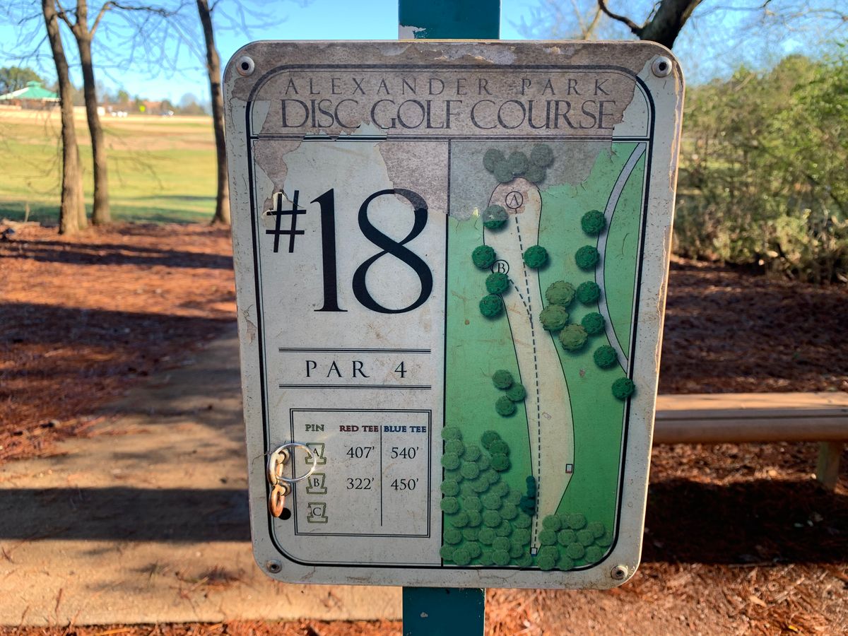 Map for hole 18