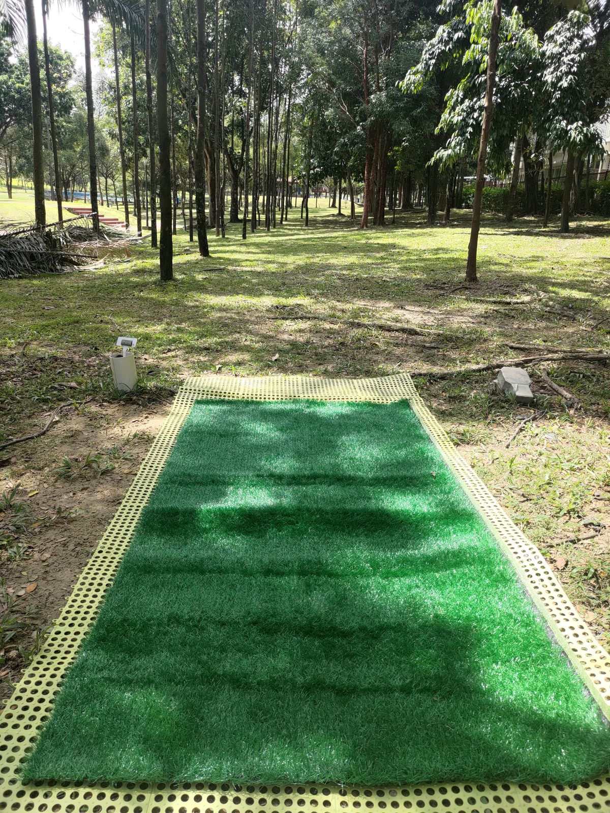 Hole 1. Teepad prototype. Unlikely to be there unless it is adopted and supported by the community of players.