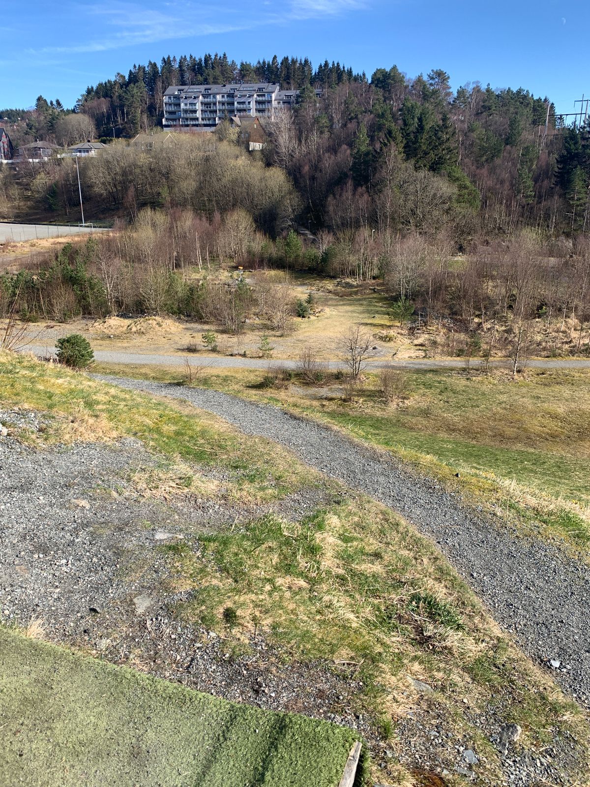 Downhill flight zone hole 8