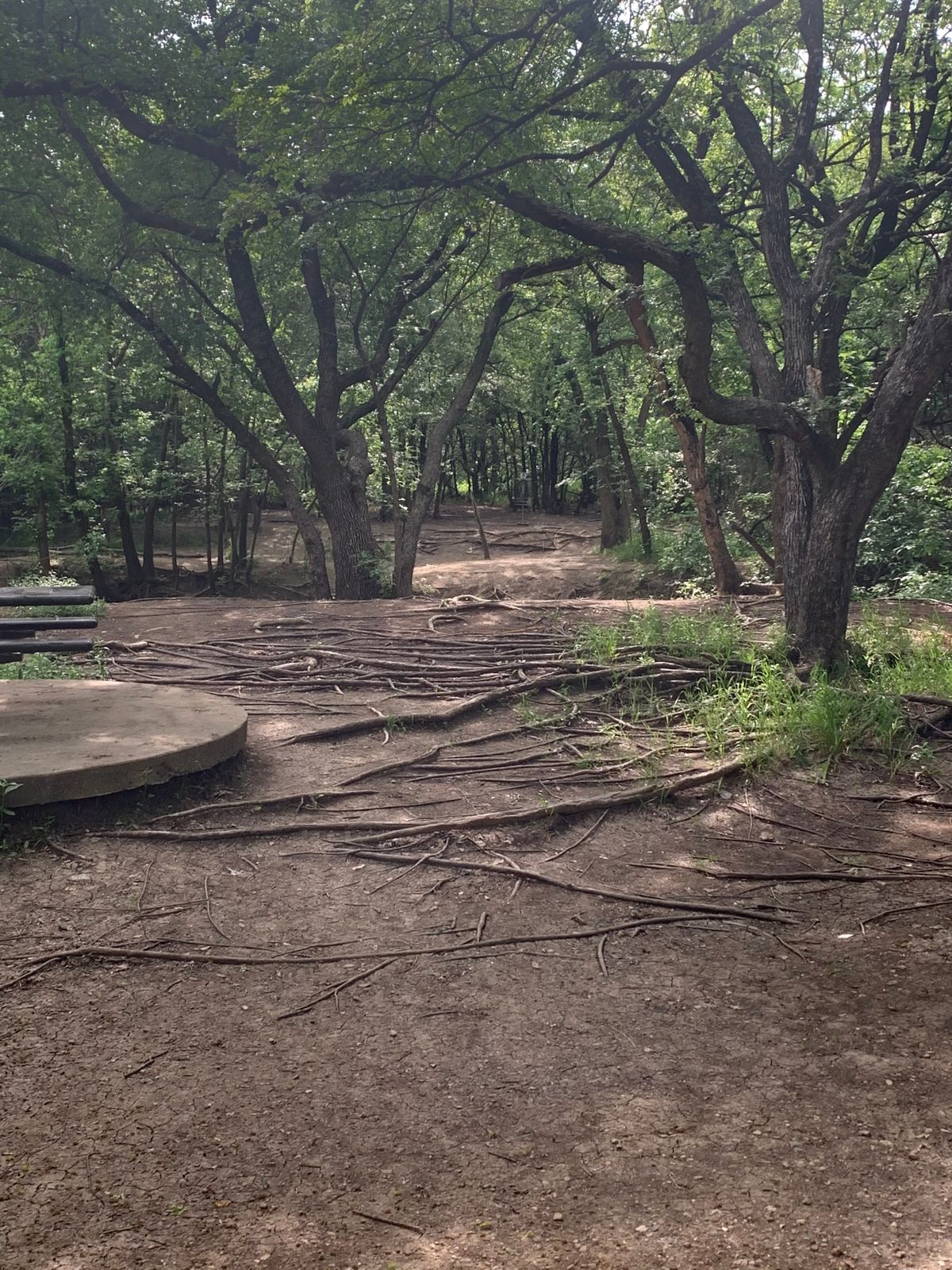View from pad of hole #3