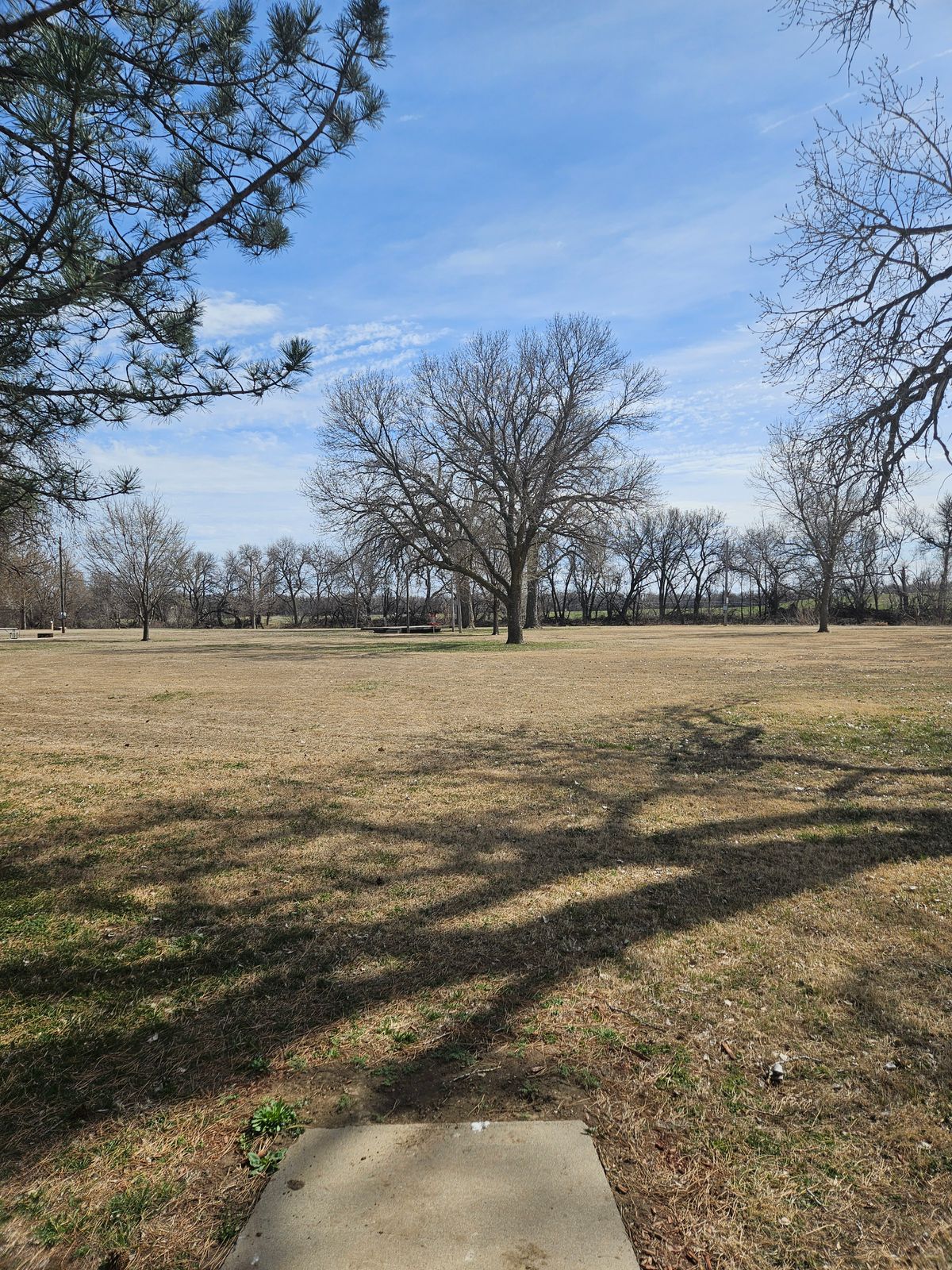 Hole #16 standing on teepad