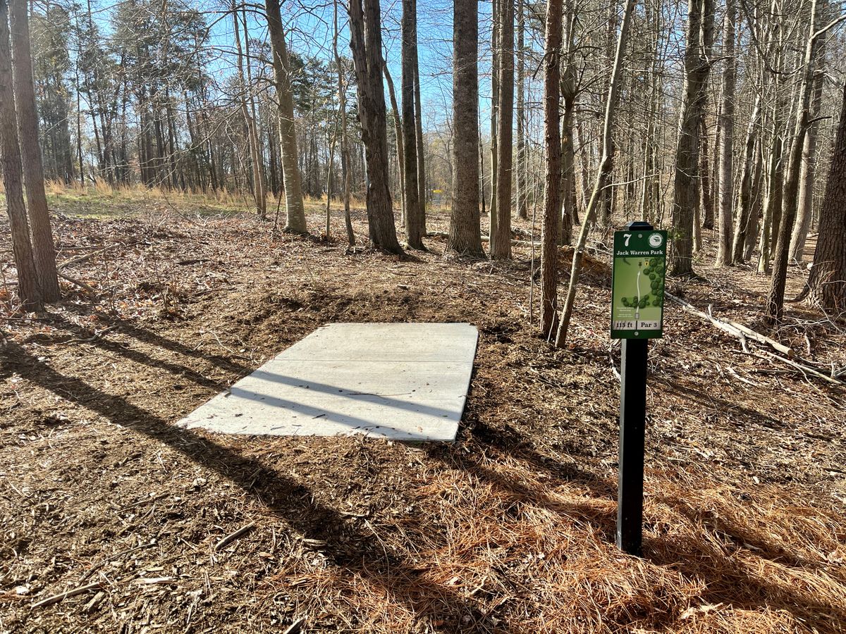 Hole 7 tee