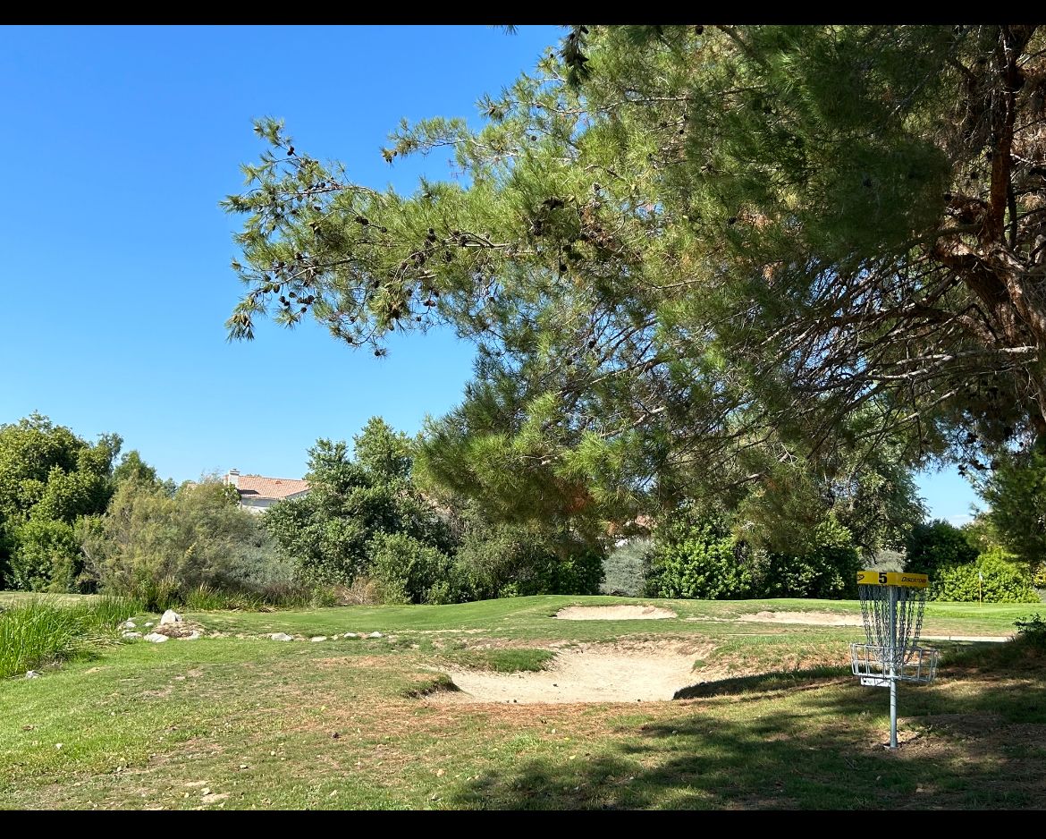 A5- Par 4- 543 ft. Bunker to the side.