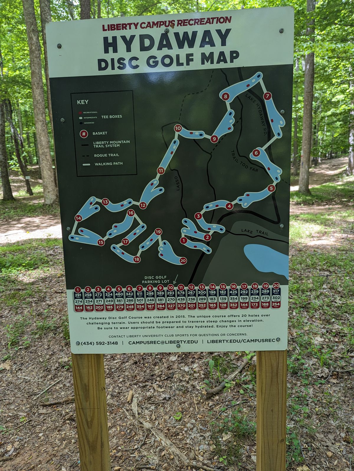 Course layout