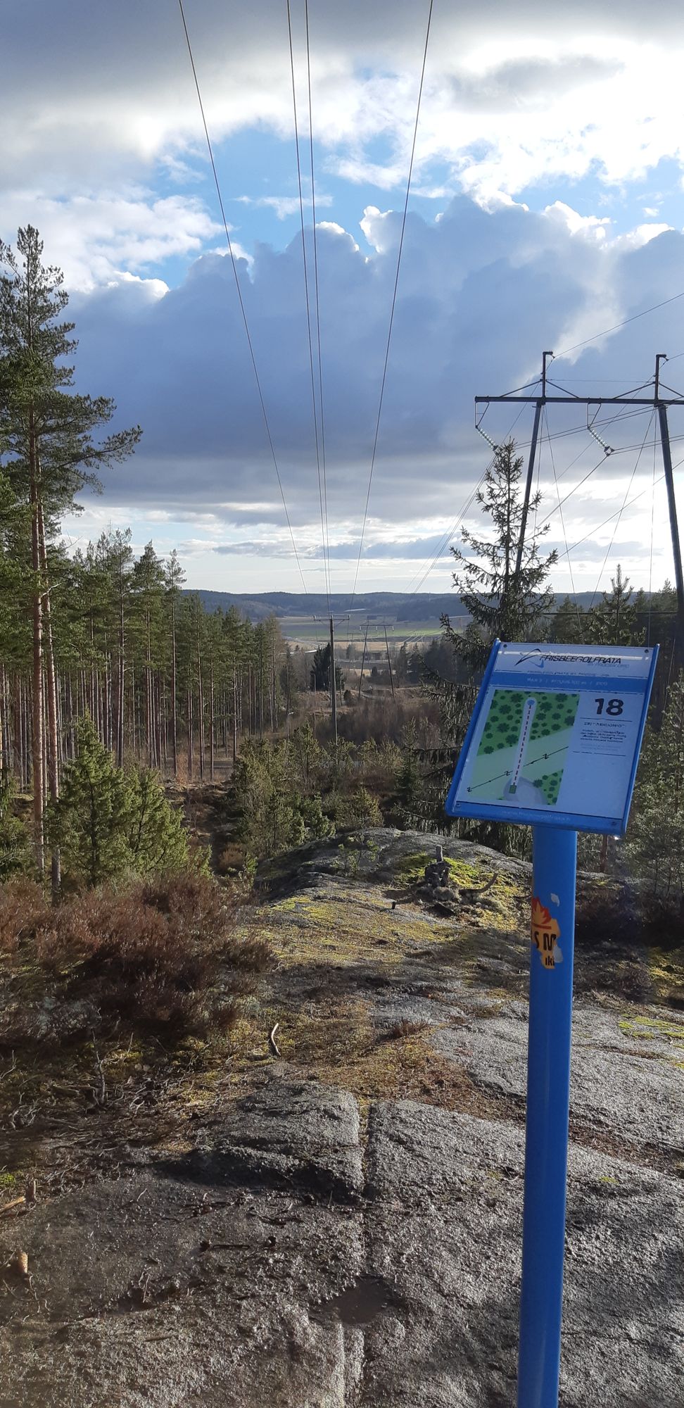 Tee 18 and great view.