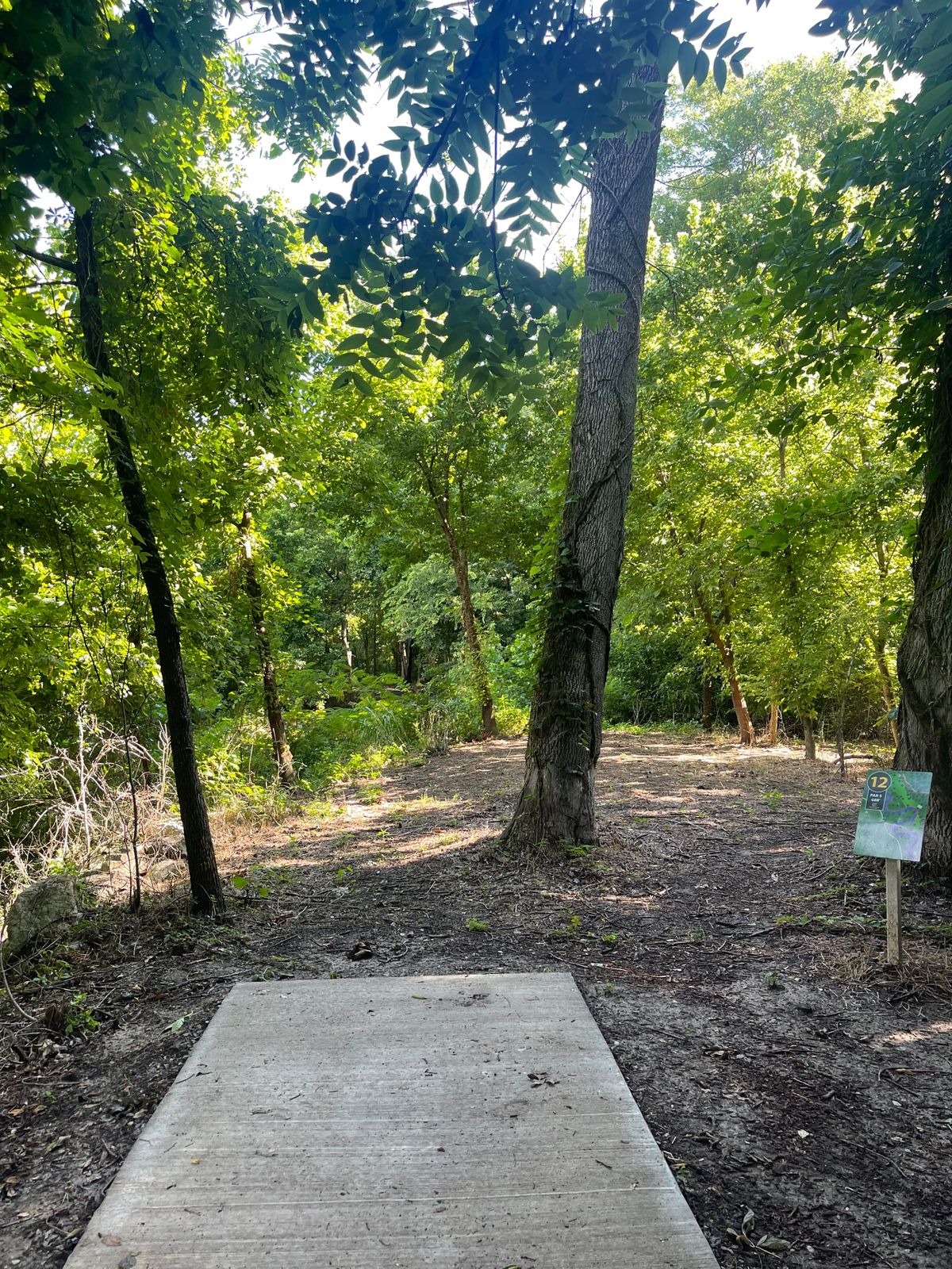 Hole 12 long tee pad
