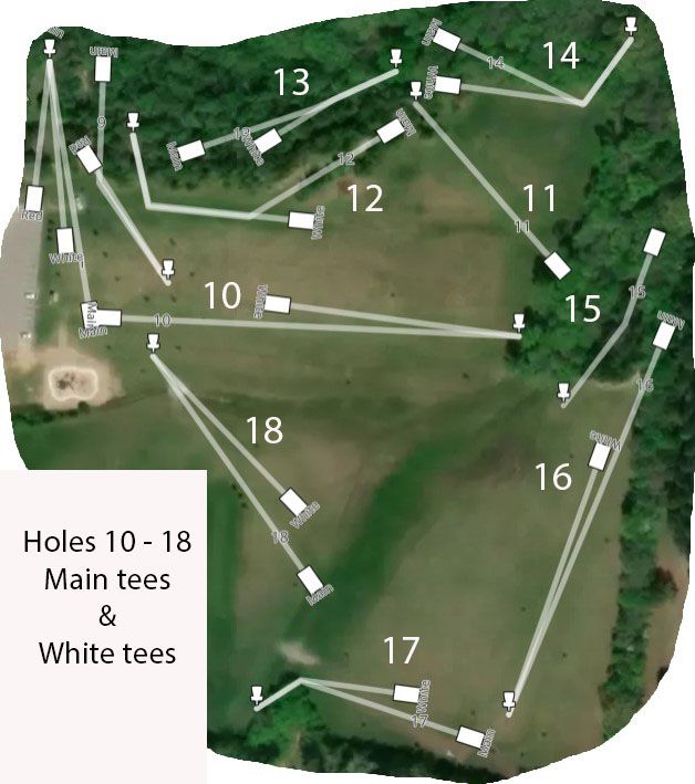 Holes 10 - 18