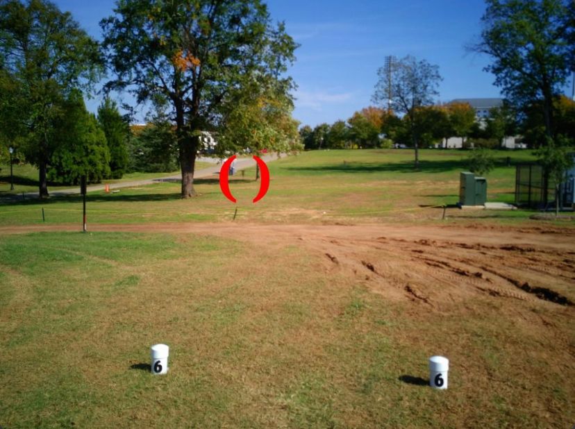 #6 tee to basket