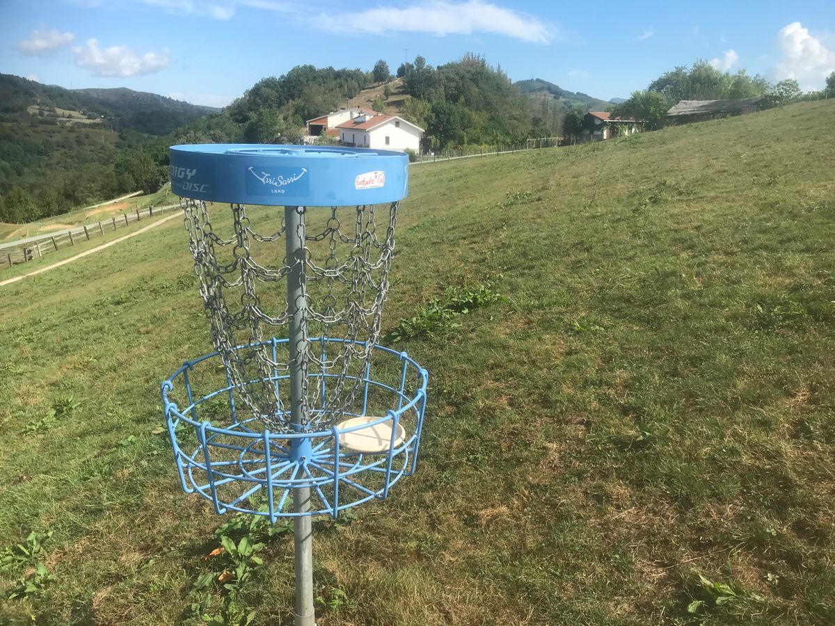 Hole #1 - looking back to tee