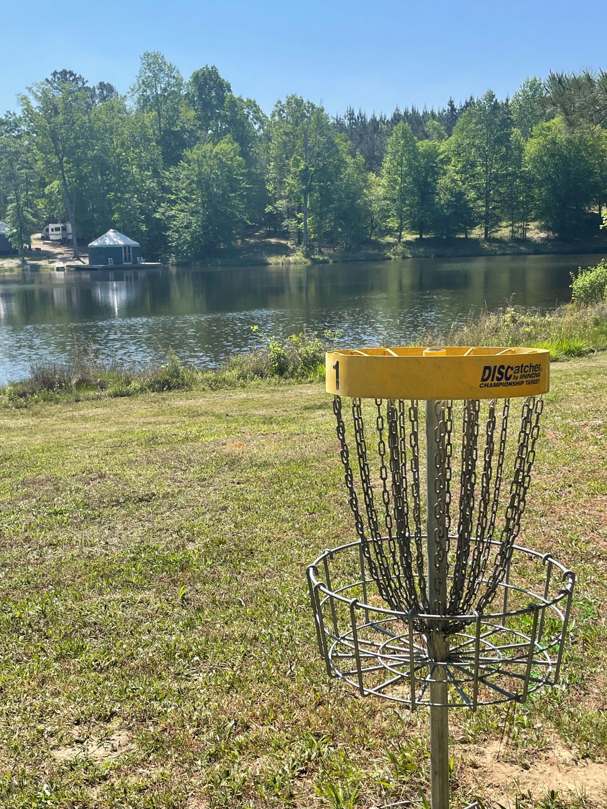 Beautiful Hole 1 basket!