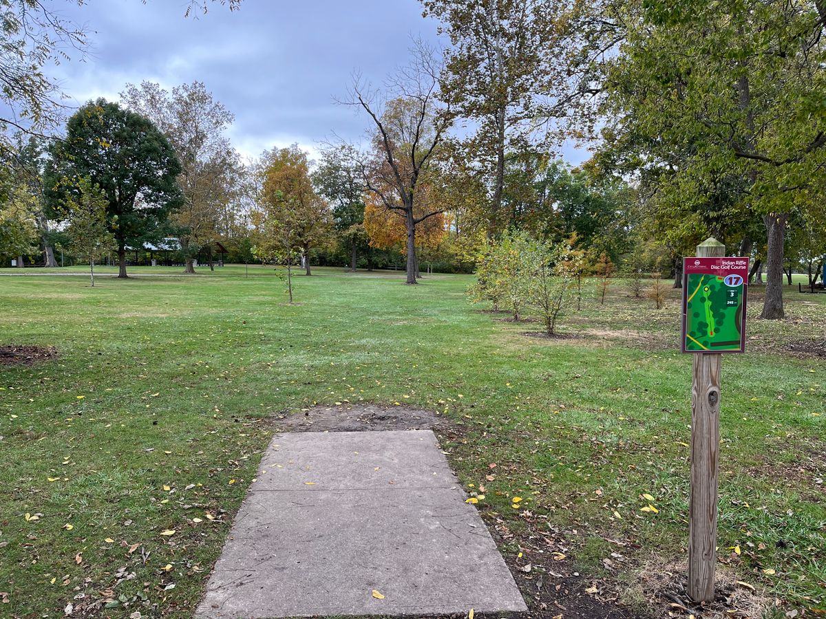 Hole 17 tee pad