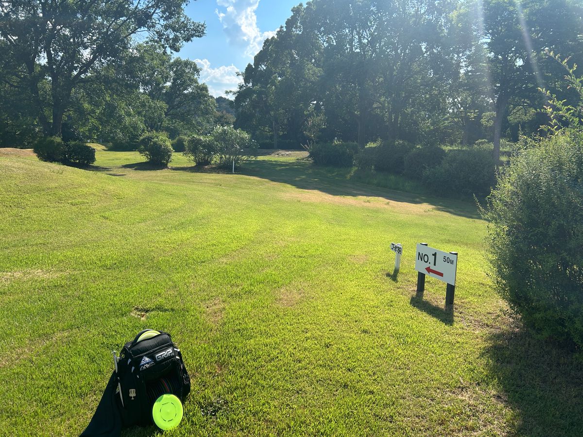 Hole 1, forehand