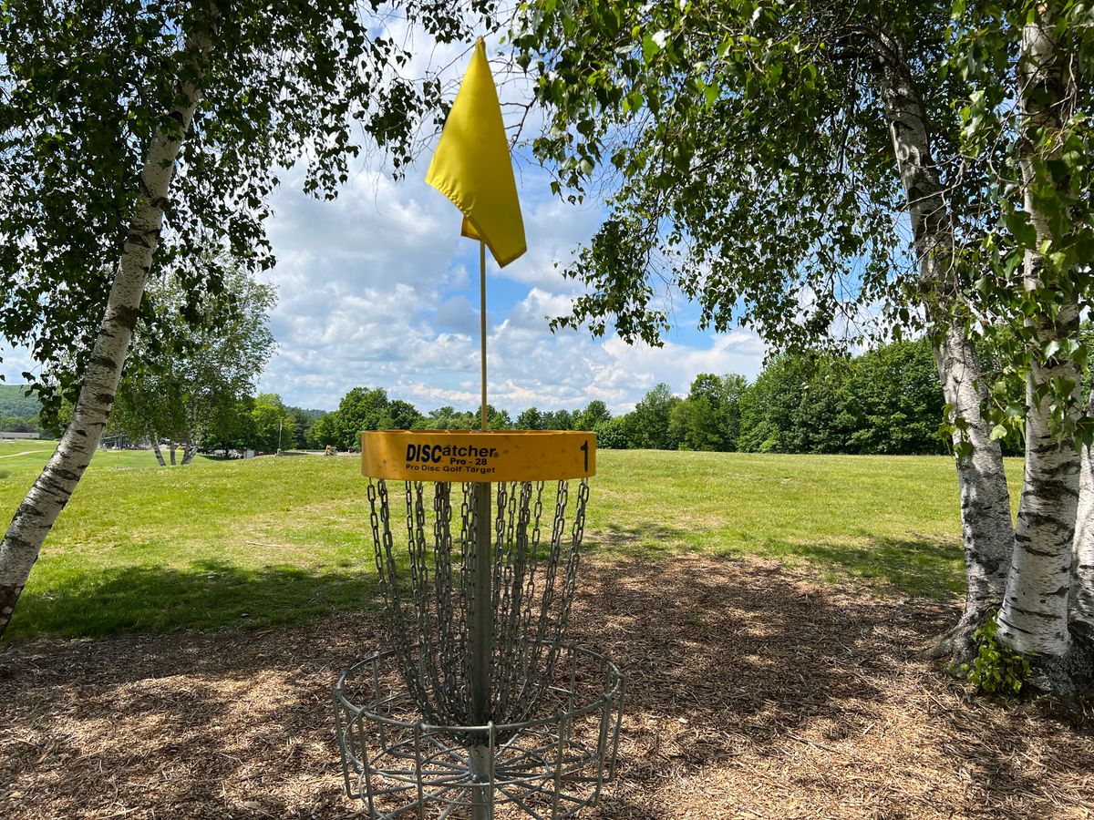 Hole one looking back towards parking lot.