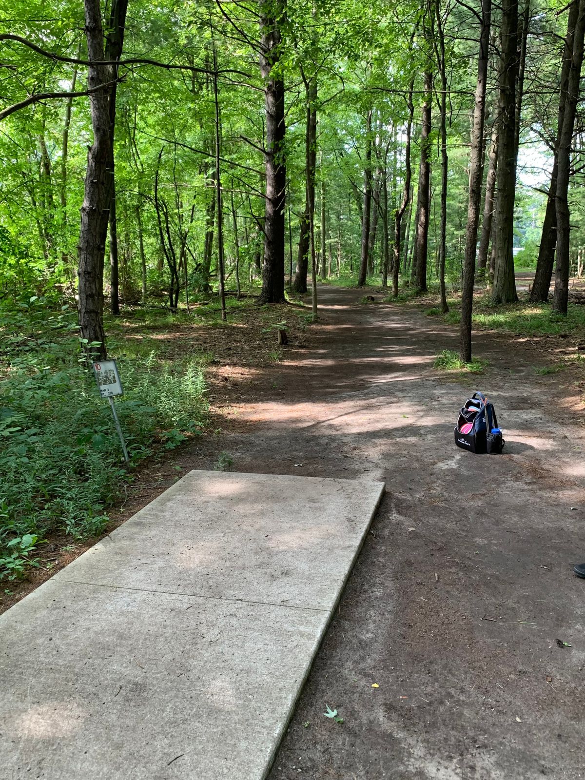 Hole 10 tee pad