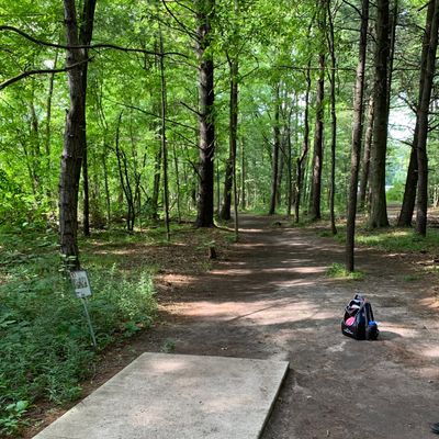 Hole 10 tee pad