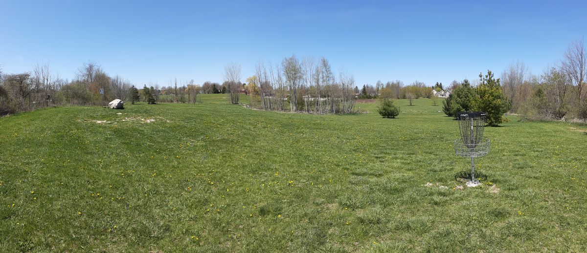 Panoramic view from tee pad 1