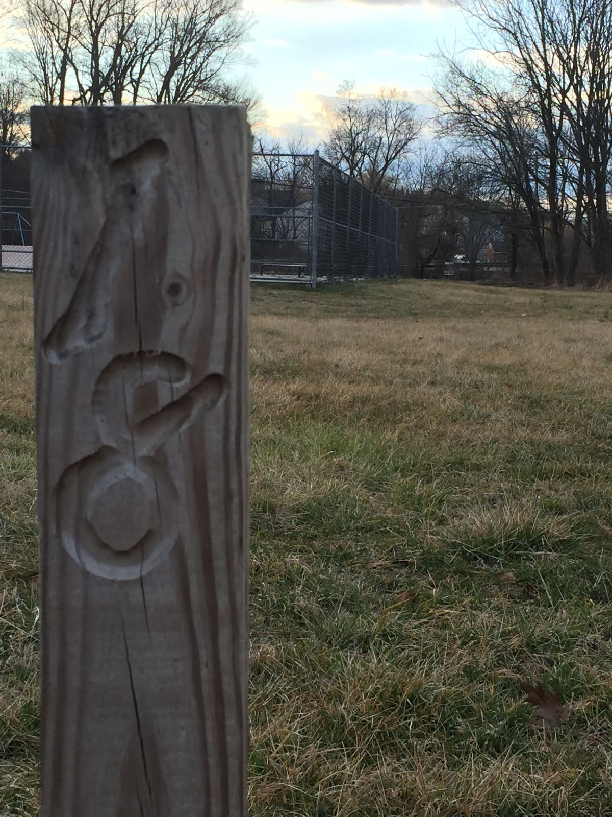 Hole 18 tee