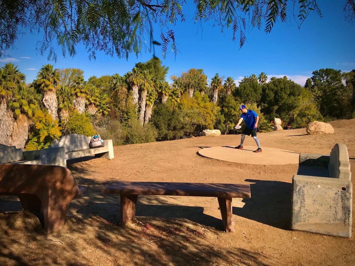 Benches on all tee pads