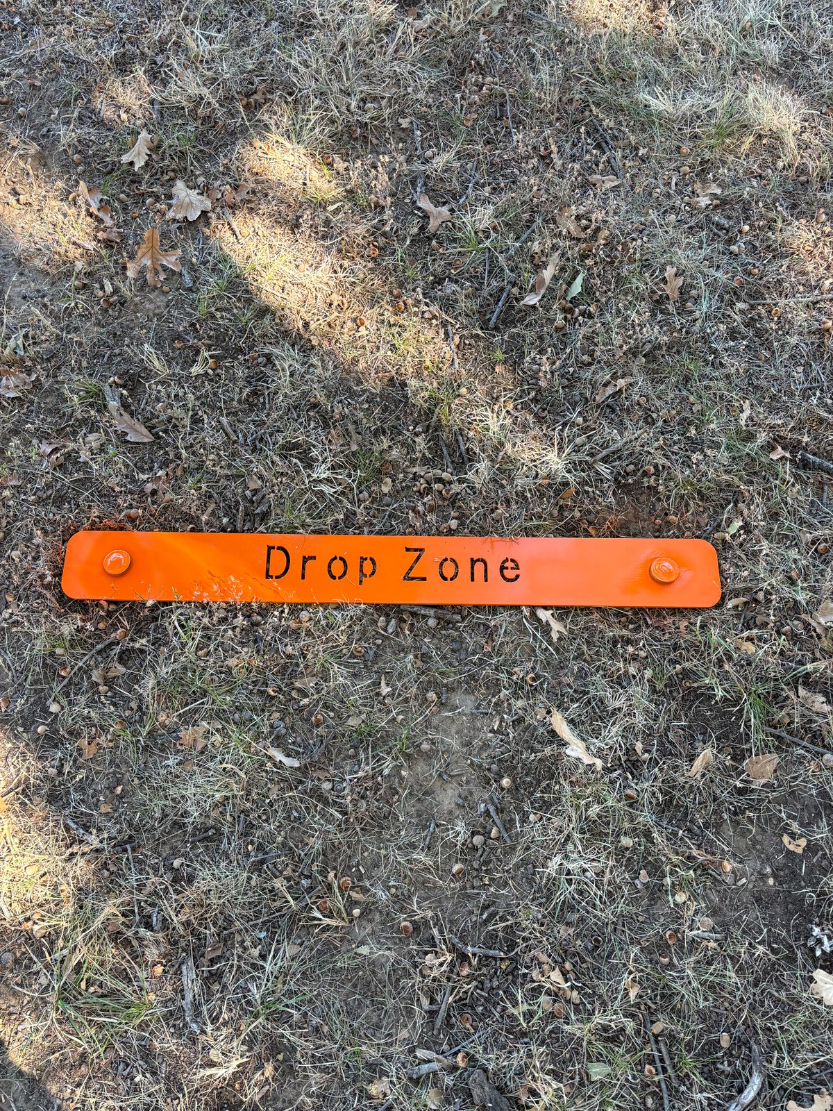 Hole #2,4,10 drop zone markers