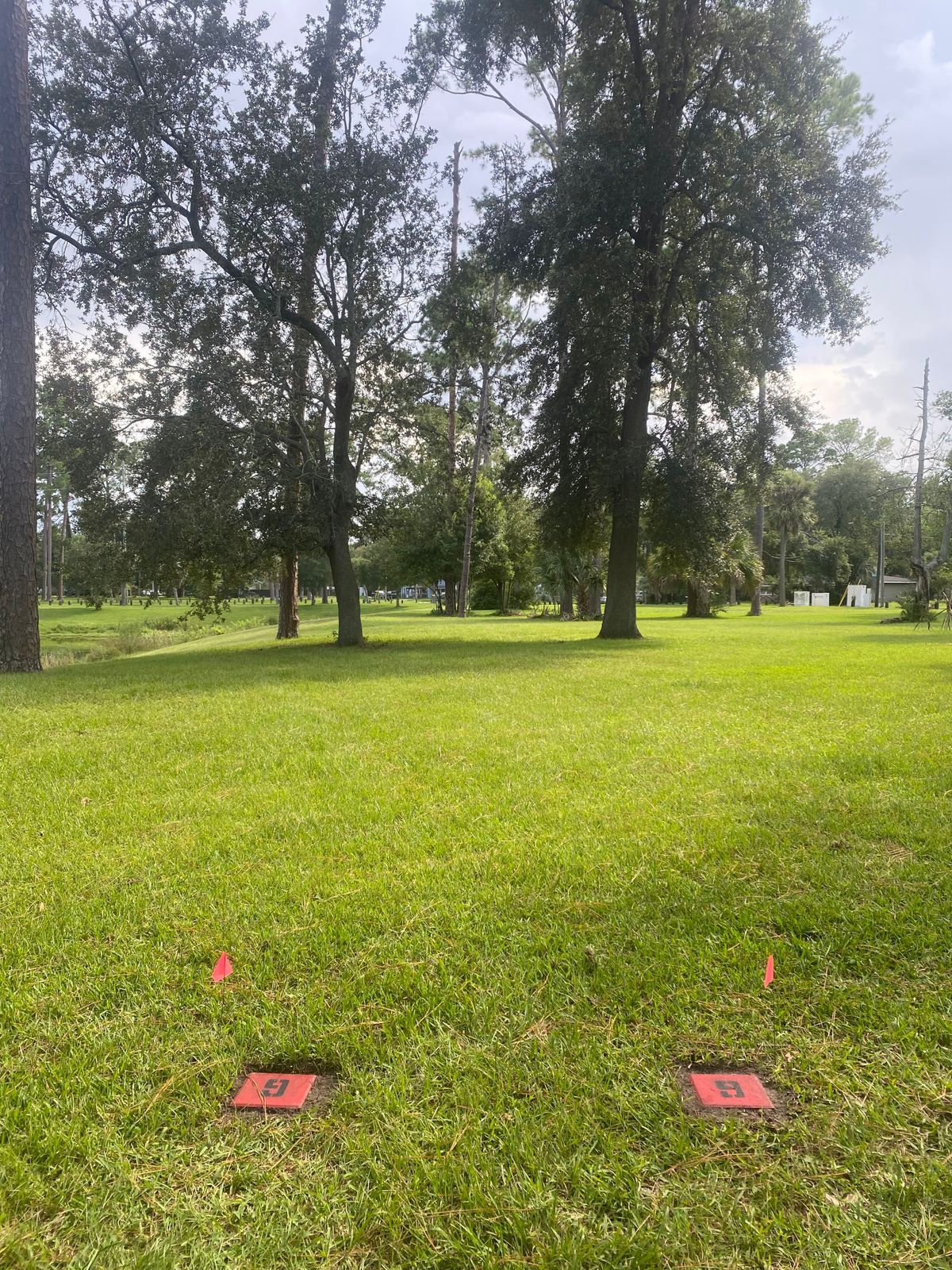 Hole 9 Red Pad - 215 Feet