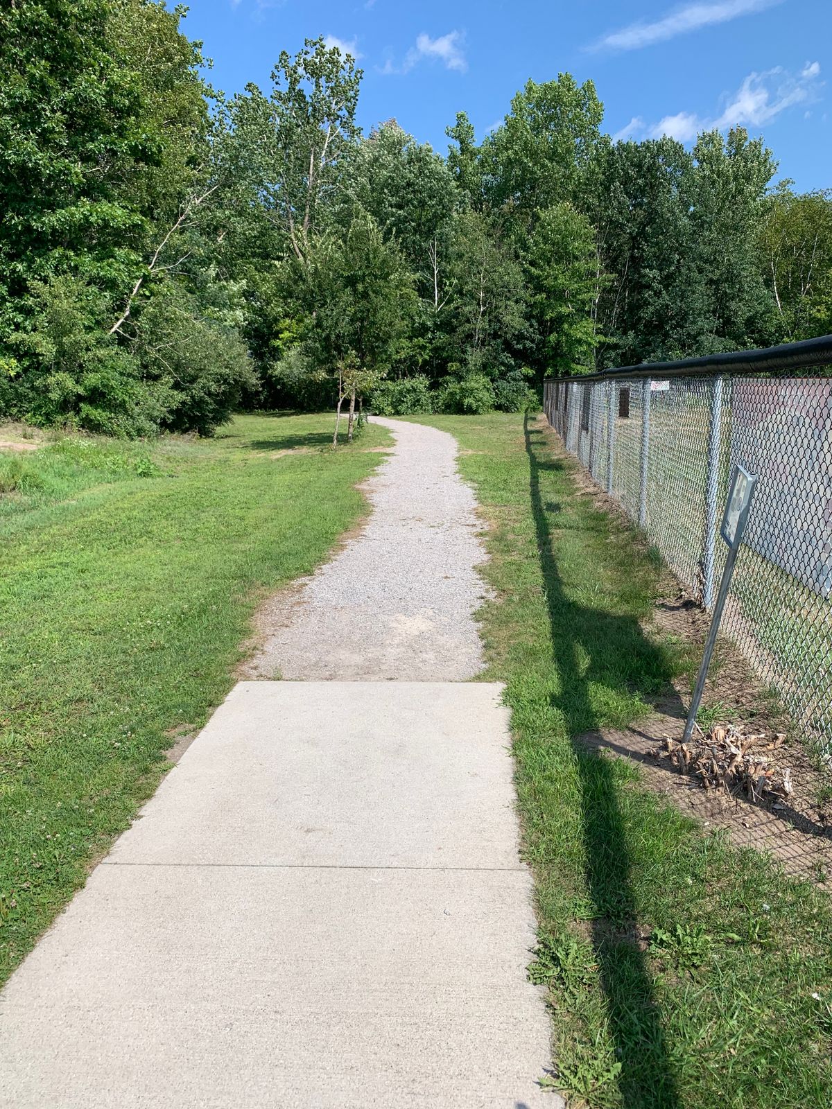 Hole 1 tee pad