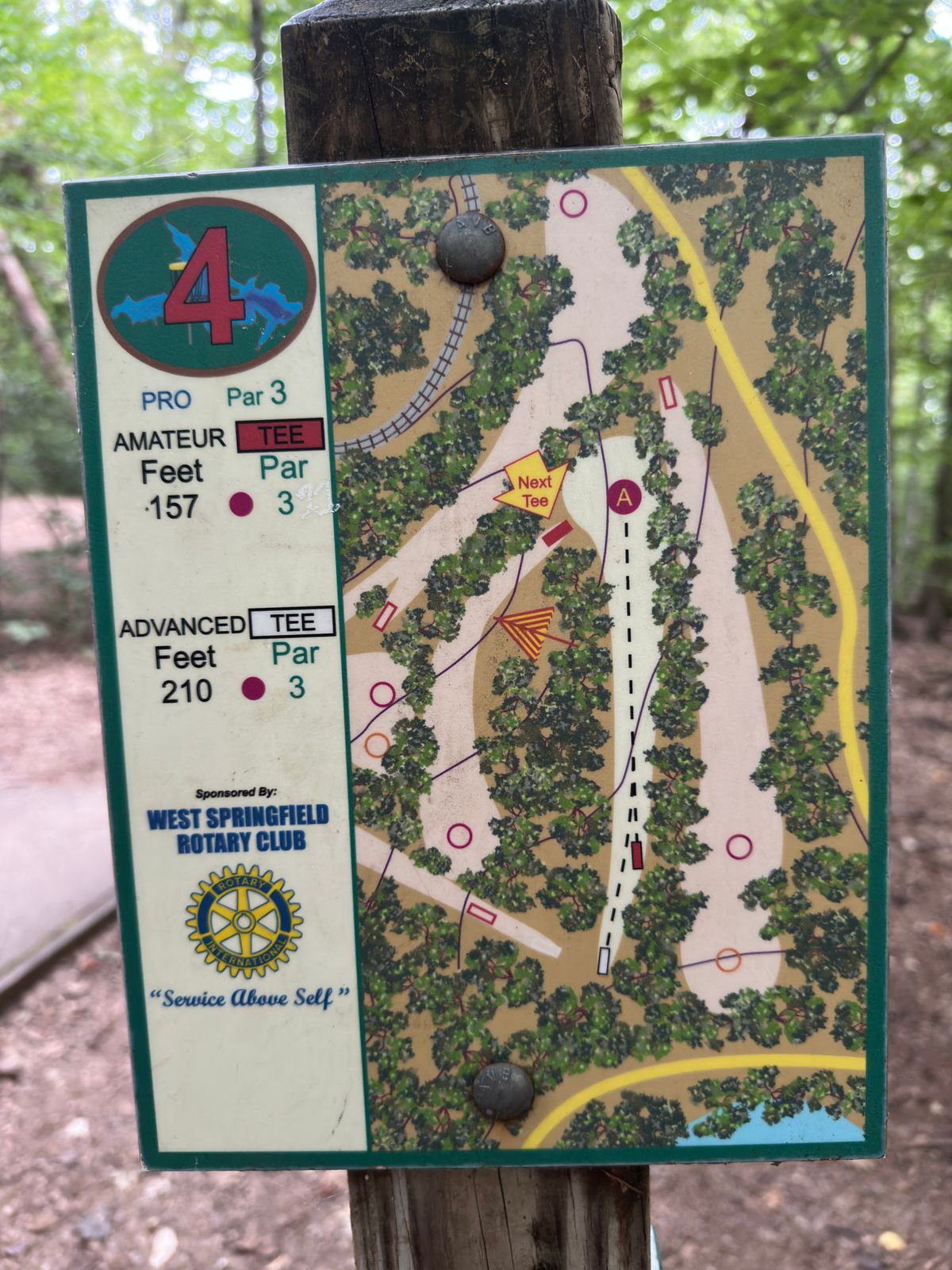 Hole 4 map