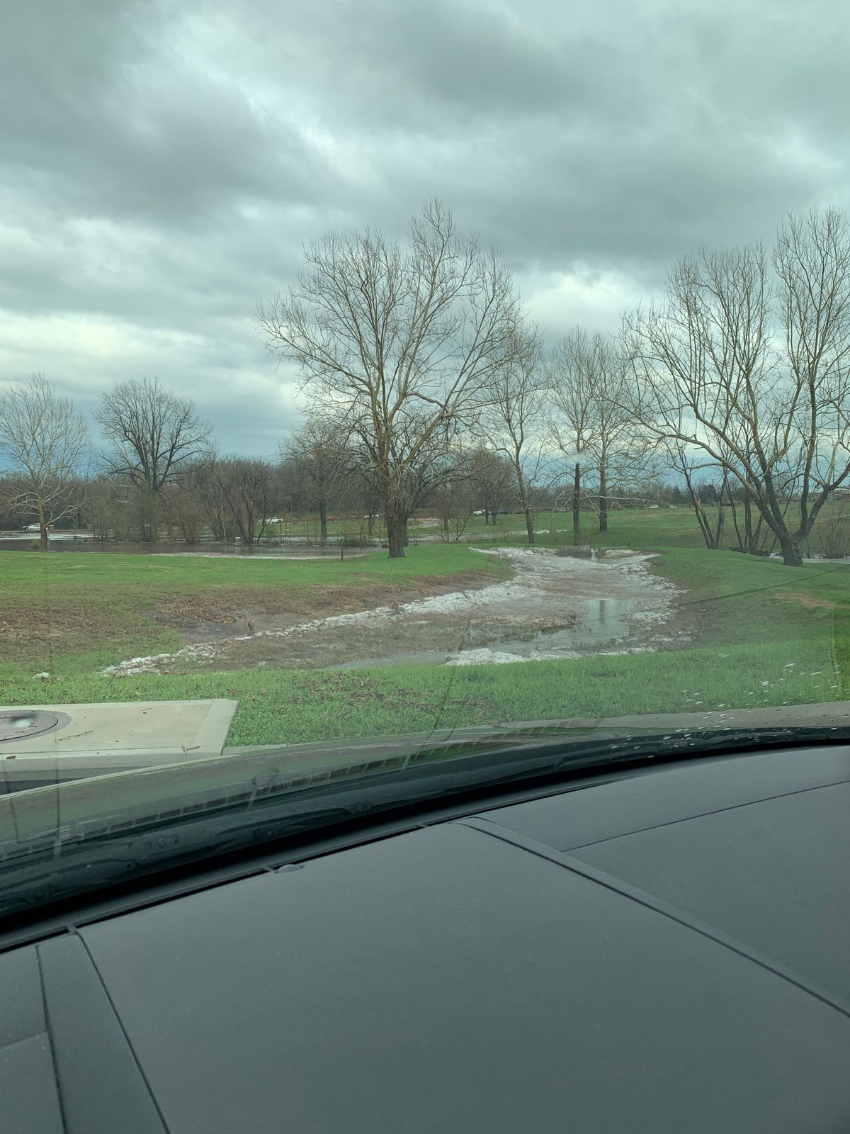 course when it flooded