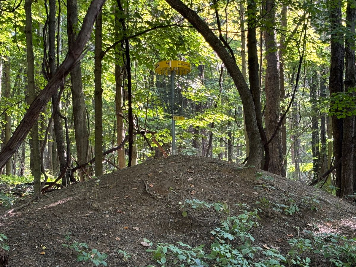 Basket #4 makes for a tough choice of go for it or layup on the hill
