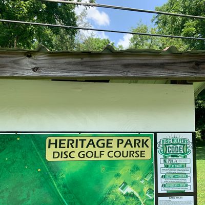 Course map at parkinglot
