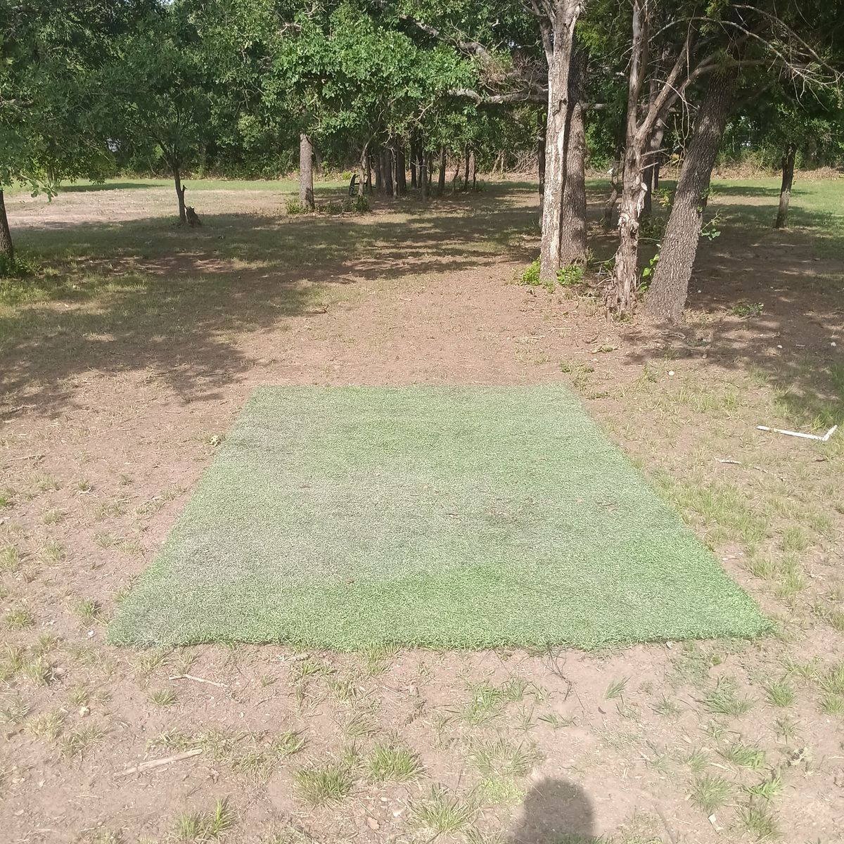 Teepad for hole 8